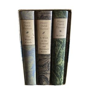 Henry David Thoreau 4 book collection